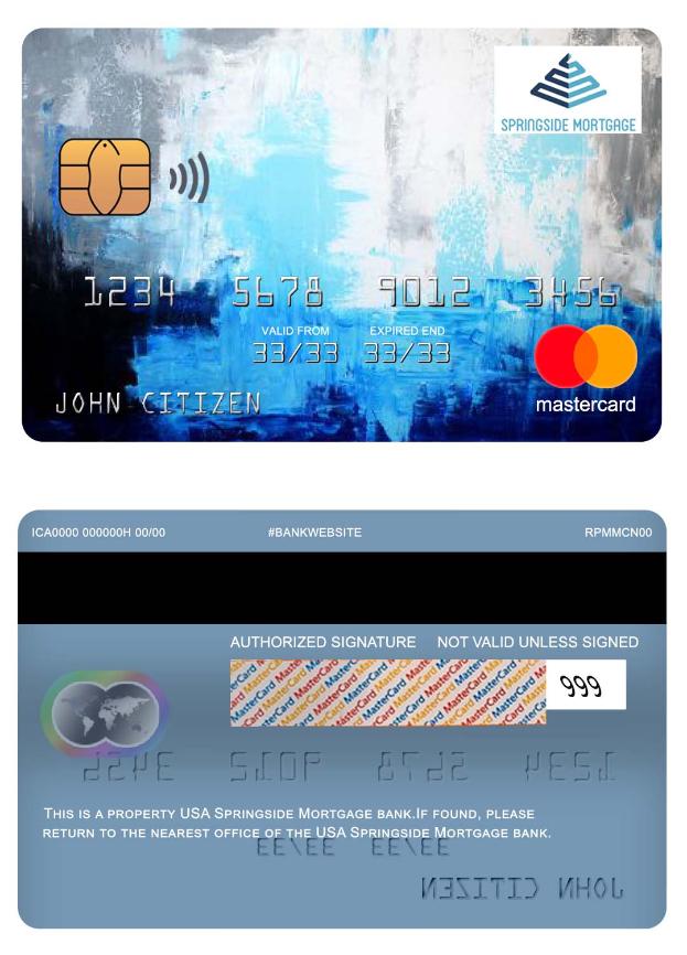 USA Springside Mortgage bank mastercard